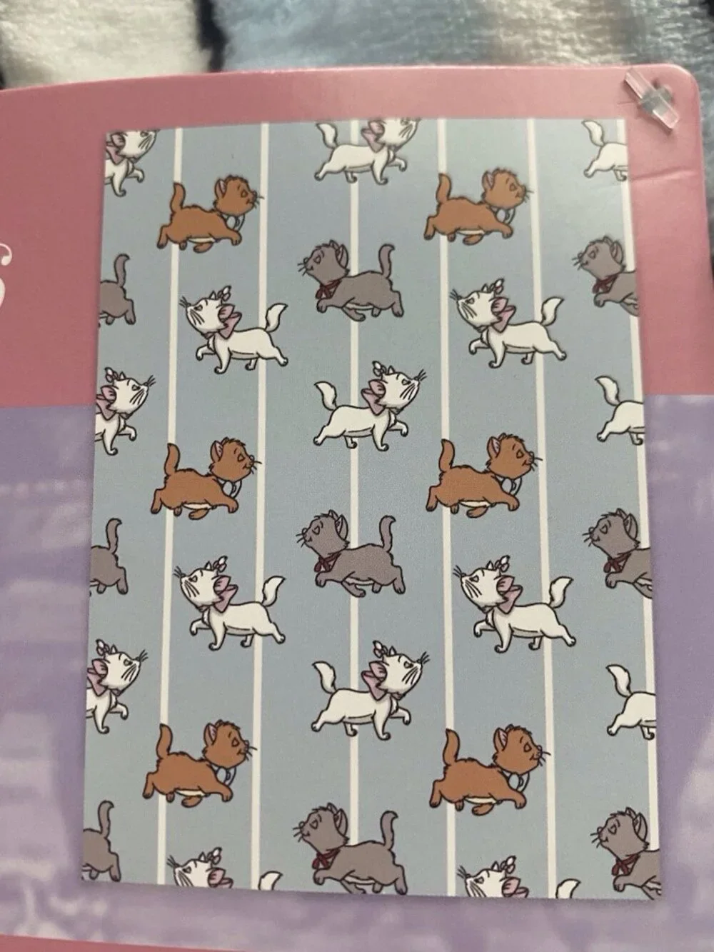 Disney The Aristocats Marie Toulouse & Berlioz Blue Soft Throw Blanket 50”x70”